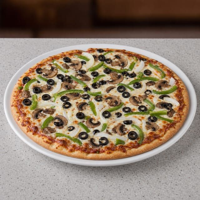 14" Veggie Lovers Pizza.