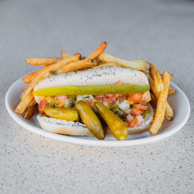 Classic Chicago Dog.